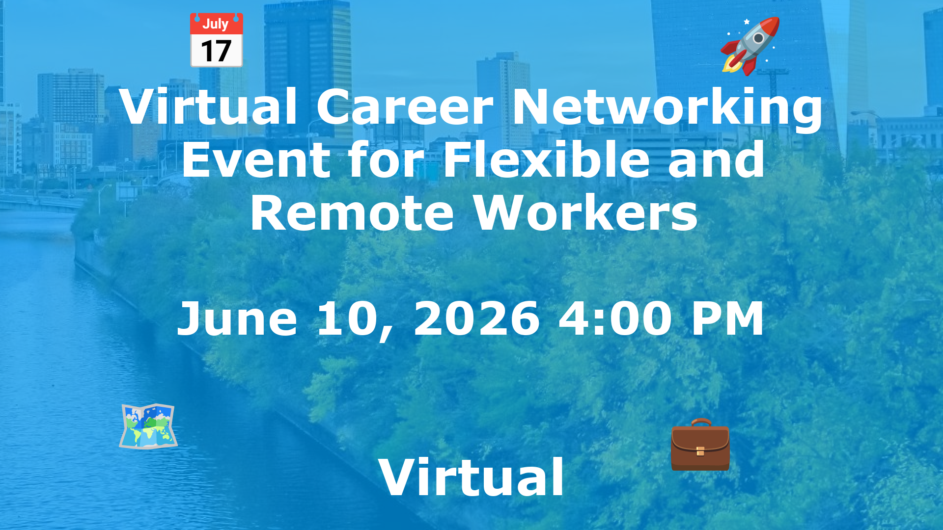 Virtual Career Networking Event for Flexible and Remote Workers event image